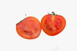 剖开切开的西红柿高清图片
