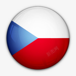 czech捷克国旗对共和国世界国旗图标高清图片