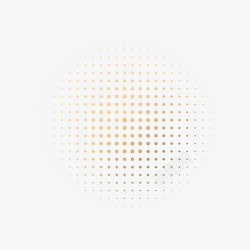 平面圆点装饰金色渐变圆点装饰元素矢量图高清图片