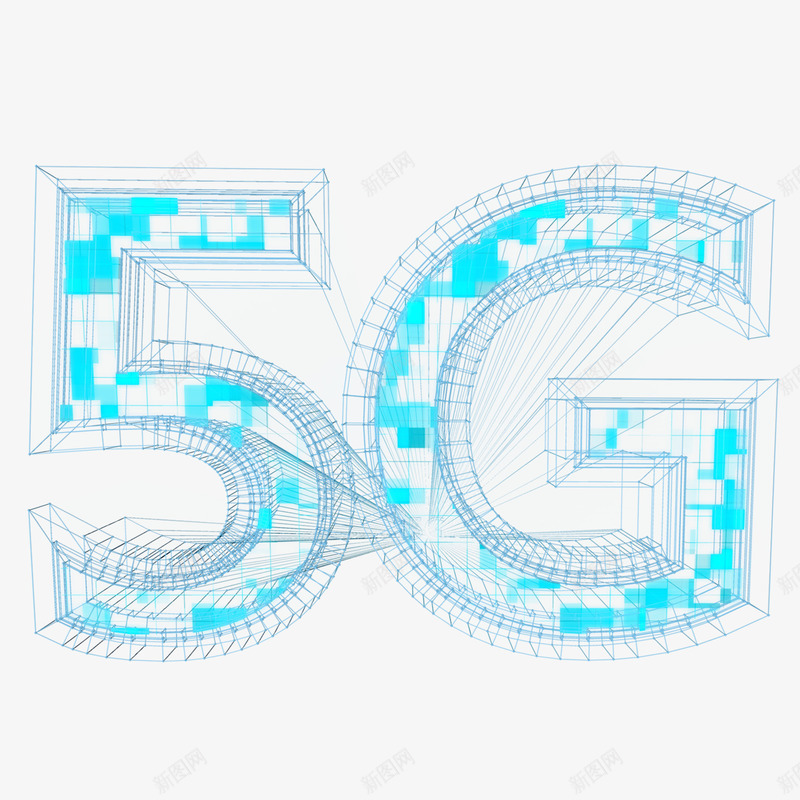 5G时代的元素png免抠素材_新图网 https://ixintu.com 5G 信息 信息技术 科技 通讯