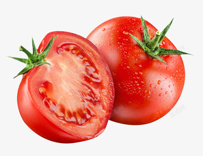 摄影红色的西红柿png免抠素材_新图网 https://ixintu.com 摄影 红色 西红柿
