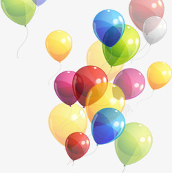 气球六一儿童节喜庆庆祝装饰素材
