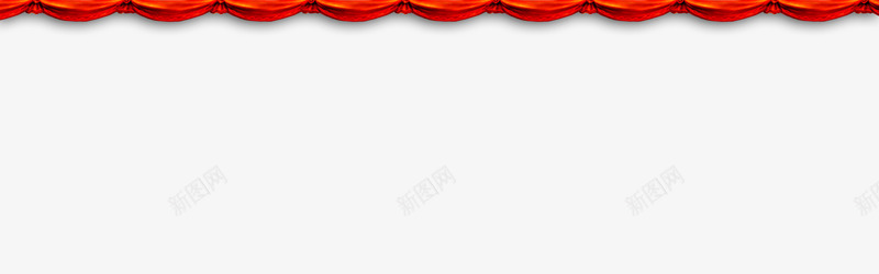 红色帷幔效果png免抠素材_新图网 https://ixintu.com 中国红 帷幔 新年 红色 舞台