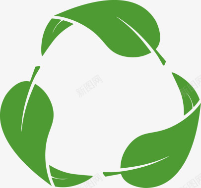 绿色环保画册绿色叶子图标图标
