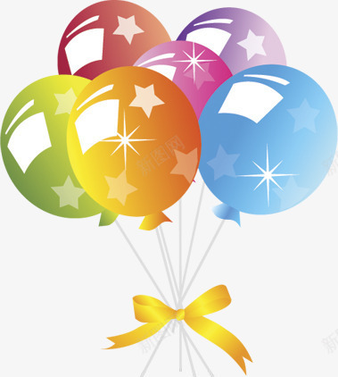 六一儿童节气球装饰png免抠素材_新图网 https://ixintu.com 六一儿童节 气球 装饰