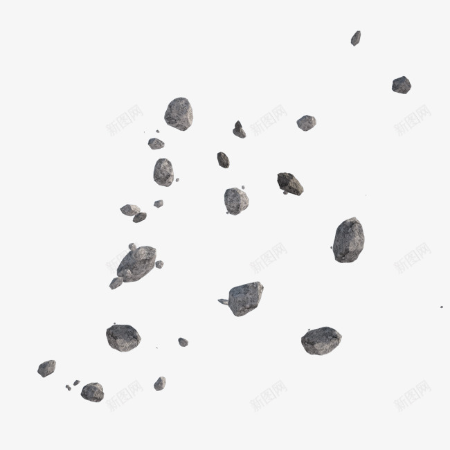 喷溅的碎石png免抠素材_新图网 https://ixintu.com 乱飞 喷溅 小石子 小碎石 石头 碎石 碎石块 空中 飞翔