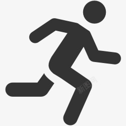 EXIT素材奔跑的男人图标高清图片