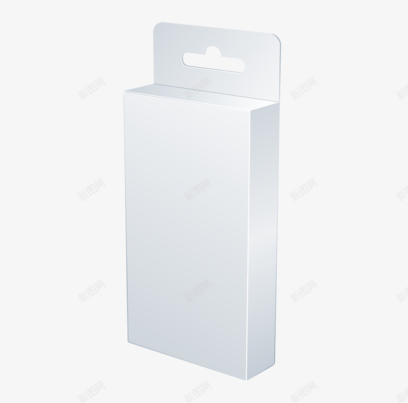 立体拟真打开的白色盒子png免抠素材_新图网 https://ixintu.com 拟真 盒子 立体