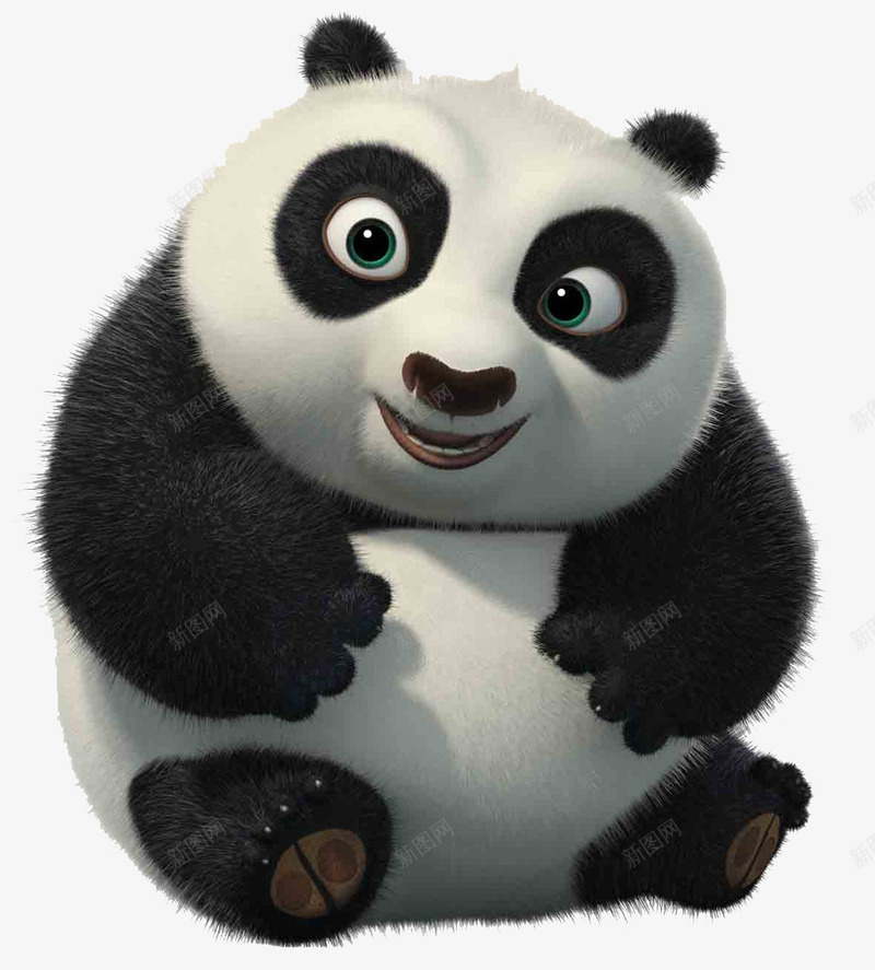 大眼睛的熊猫png免抠素材_新图网 https://ixintu.com 东张西望 个人介绍 亮晶晶的眼睛 四处张望 大眼睛 熊猫 装饰 设计 黑白熊