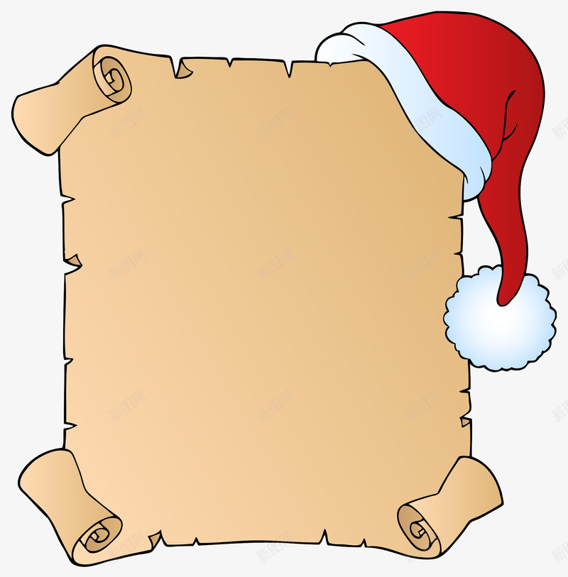 圣诞帽挂在框上png免抠素材_新图网 https://ixintu.com 介绍框 卡通 圣诞帽 填写 形容框 描述 描述框 方框 框 空白 陈述框