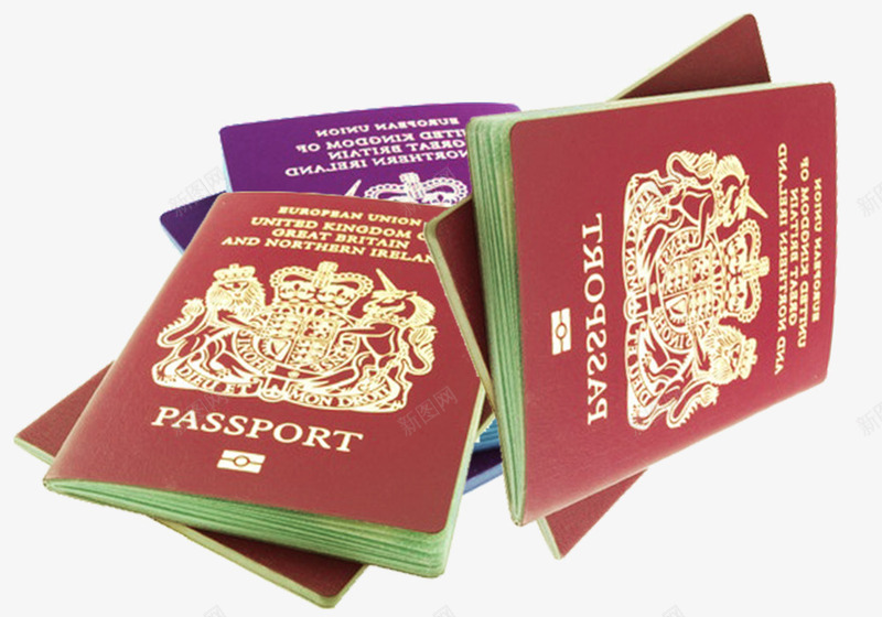 英国签证psd免抠素材_新图网 https://ixintu.com 出国旅游素材 出国留学素材 英国签证 证件素材