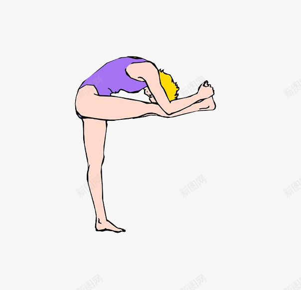 跳舞的人png免抠素材_新图网 https://ixintu.com 压腿 游泳者 简单的图片 锻炼身体