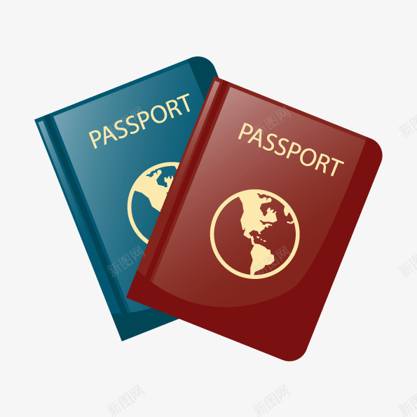 手绘护照样本png免抠素材_新图网 https://ixintu.com png下载 png库 png矢量 免费png 国际旅游 护照 护照样本 矢量护照