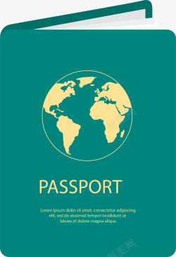 护照签证出境旅行护照签证高清图片