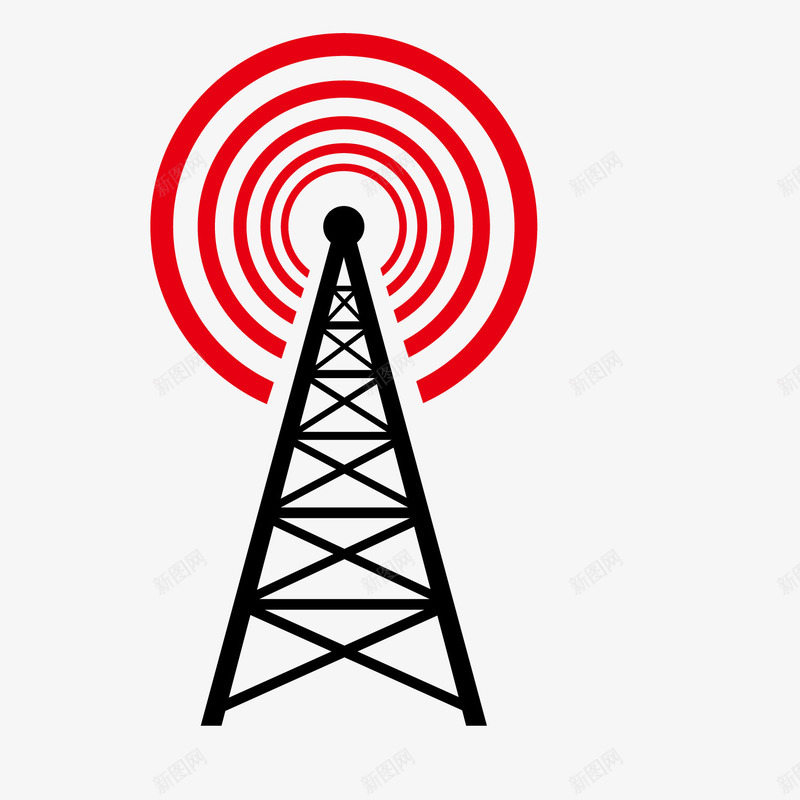 信号铁塔6矢量图eps免抠素材_新图网 https://ixintu.com 信号塔 埃菲尔铁搭 增强信号 杜特 简单实用 美观 耳目一新 铁塔 矢量图