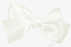 丝绸白色礼花手绘白蝴蝶结高清图片