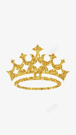 国王皇冠金色光点王冠高清图片