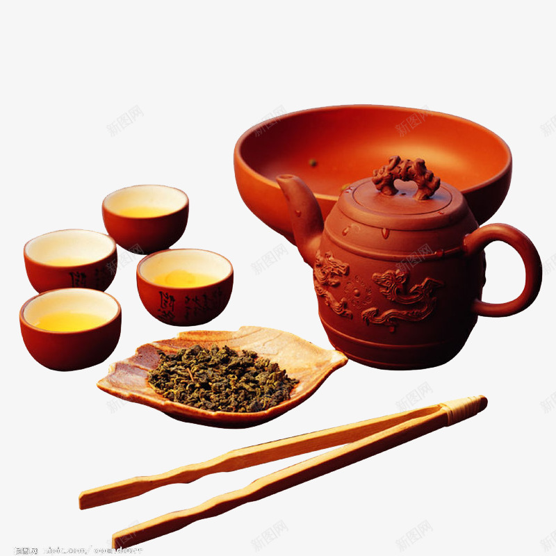 紫砂茶具png免抠素材_新图网 https://ixintu.com 大茶壶 茶具 茶壶 茶水 茶盖 茶身 茶道