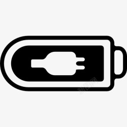 USB充电接口手机电池图标高清图片