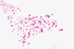 粉色花瓣整形医院素材