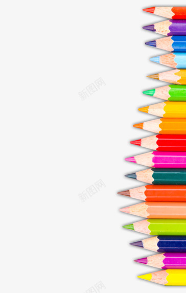 彩色画笔png免抠素材_新图网 https://ixintu.com 学习 学习工具 彩色 画笔 铅笔