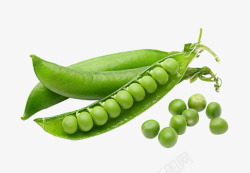 大豌豆绿色蔬菜豆荚高清图片
