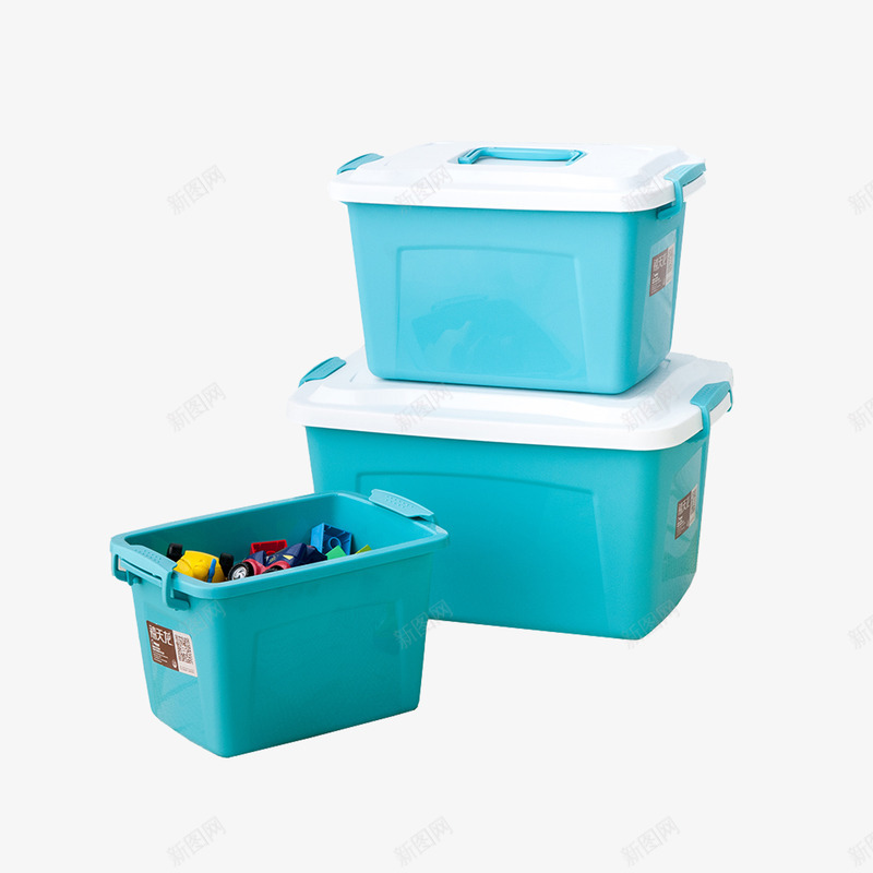 蓝色玩具收纳箱png免抠素材_新图网 https://ixintu.com 塑料 塑料收纳箱 塑胶盒子 收纳盒 收纳箱 新材料 玩具 环保材料
