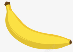 黄色香蕉一根香蕉高清图片