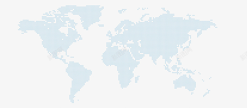 淡蓝色世界地图png免抠素材_新图网 https://ixintu.com 世界 地图 蓝色
