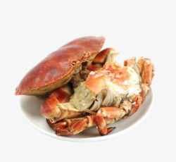 生鲜蟹柳盘子里的面包蟹高清图片
