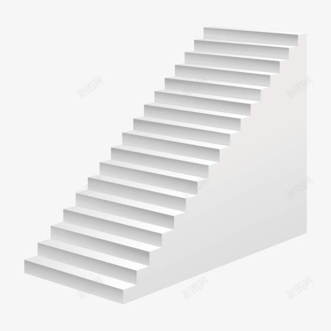 电商楼梯元素png免抠素材_新图网 https://ixintu.com 台阶 楼梯 白色楼梯 走 阶梯