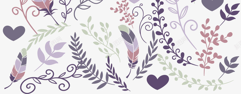 紫色羽毛植物背景png免抠素材_新图网 https://ixintu.com 免抠PNG 图案 植物 紫色 羽毛 背景 边框纹理