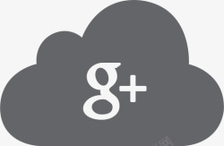 标版云G谷歌加上社会云端网络图标版高清图片