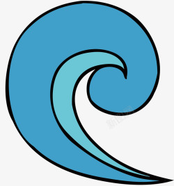 海浪元素素材
