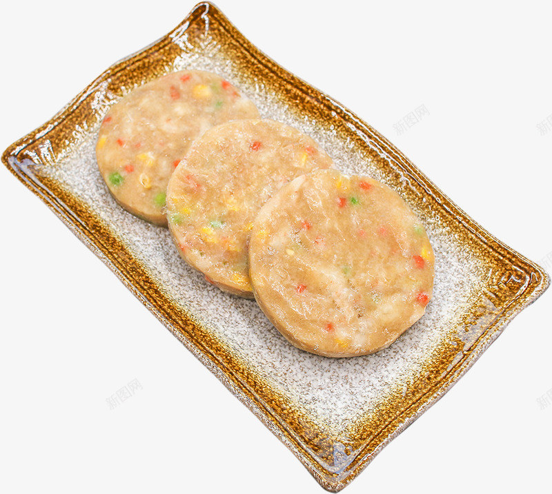 盘子上面的美味食物png免抠素材_新图网 https://ixintu.com 免抠图 效果图 美味 美食 虾饼 装饰图 装饰画 食物