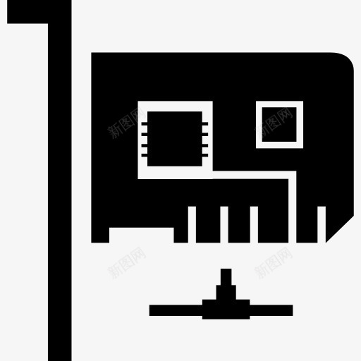 PCI卡的网络图标png_新图网 https://ixintu.com PCI PCI卡 PCI网络卡 计算机 计算机技术