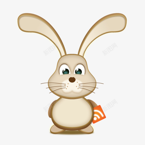 卡通兔子rss可爱兔子wifi图标png_新图网 https://ixintu.com rss wifi 兔子 卡通 可爱