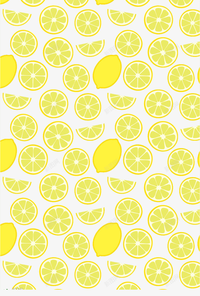 柠檬png免抠素材_新图网 https://ixintu.com 底纹 柠檬 水果 背景