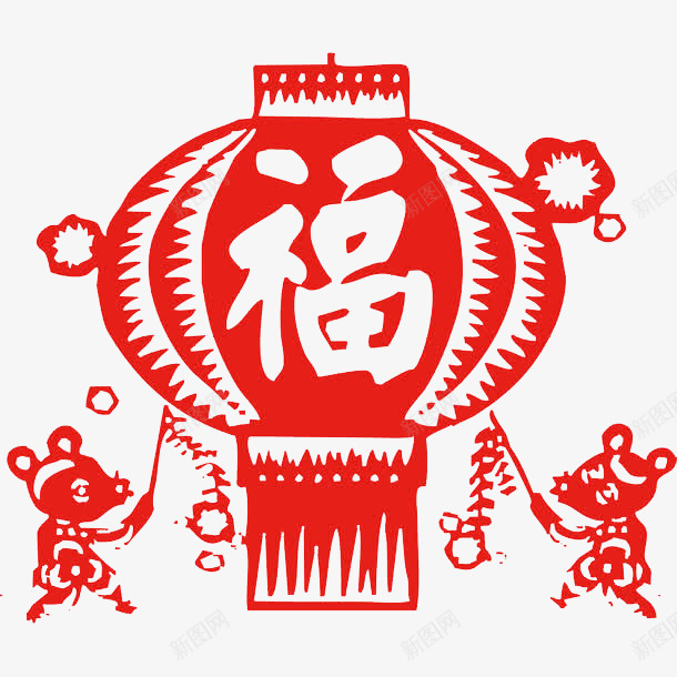 灯笼鼠年吉祥年png免抠素材_新图网 https://ixintu.com 吉祥年 灯笼 过年 鼠年