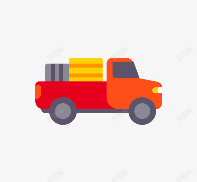 卡车图标png_新图网 https://ixintu.com 卡车 拉货车 火车 皮卡车 车