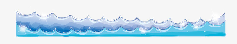 海边海浪png免抠素材_新图网 https://ixintu.com 卡通 手绘 海水 海浪 海边