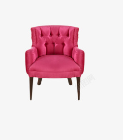 材料棉质紫红色的沙发高清图片