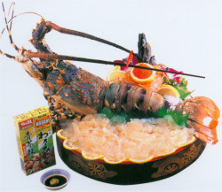 海鲜龙虾料理素材