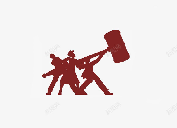 法律是公正的png免抠素材_新图网 https://ixintu.com 公平简图 公正公平 法律 锤子
