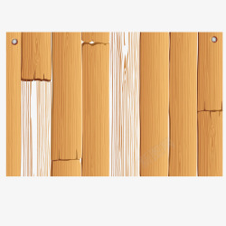 竹木板手绘竹木板矢量图高清图片