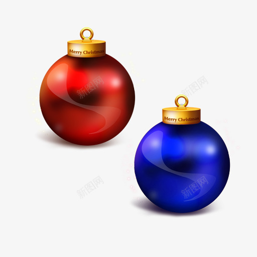 红蓝色圣诞球png免抠素材_新图网 https://ixintu.com 圣诞树 圣诞球 圣诞老人 圣诞节 手绘圣诞球 红色圣诞球