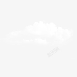 天气装饰白色云朵高清图片