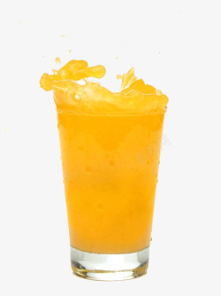 涌动涌动的橙汁高清图片