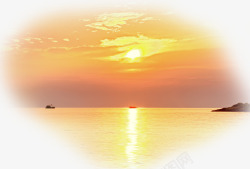 海上风景海上日出免费高清图片