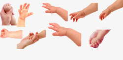 小孩宝宝鸭舌帽宝宝的手手势高清图片